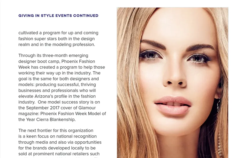 Giving in Style Events: Phoenix Fashion Week